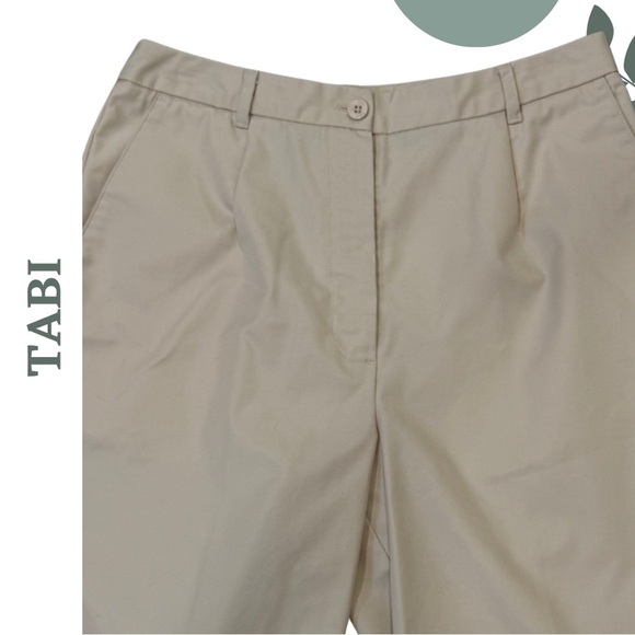 🛍️3/$40 Tabi Tailored Fit Beige Neutral Shorts | Casual Summer | Bermuda |Size 6 - Picture 3 of 5